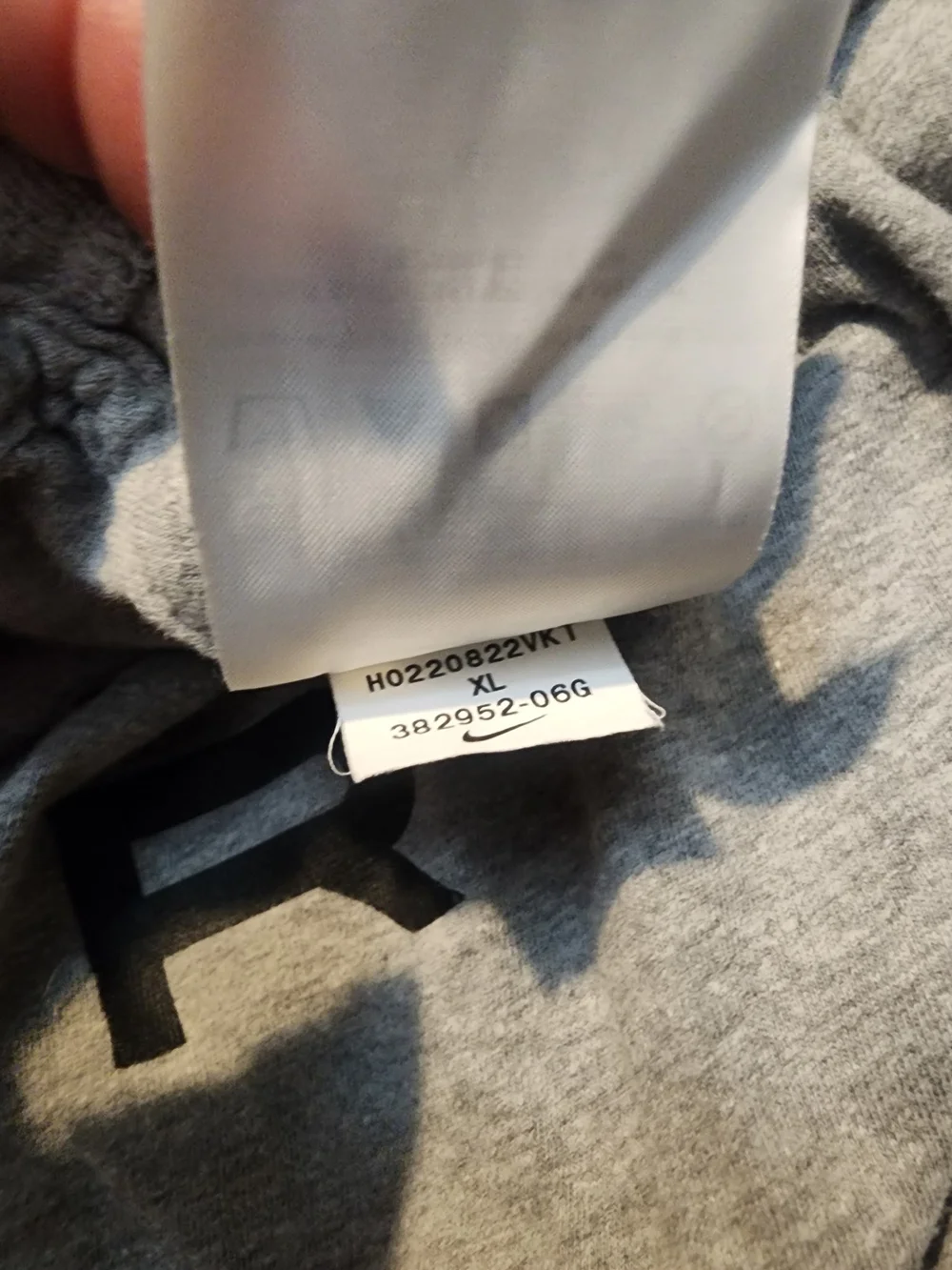 Nike Gray Short-Sleeve AIR Logo Tee
